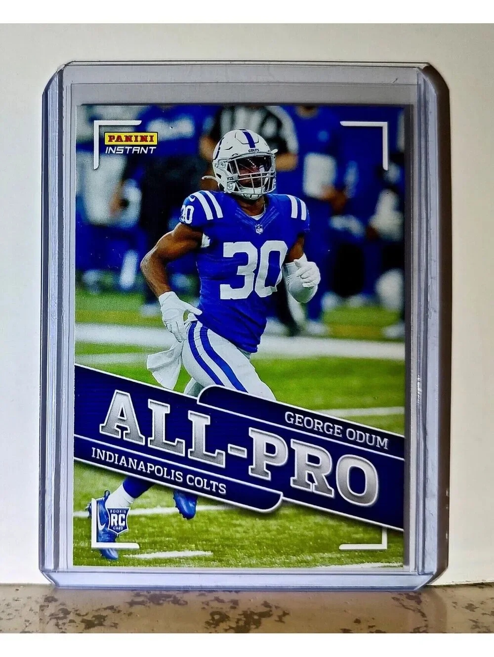 George Odum 2020 Panini All-Pro NFL #28 Rookie Card 1/241 Indianapolis Colts